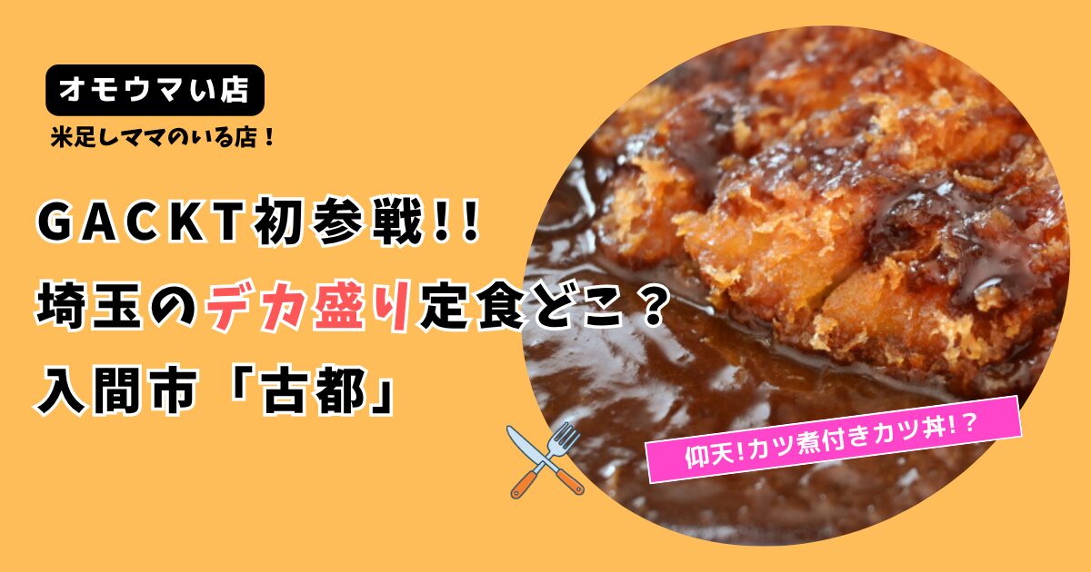 【オモウマい店】埼玉県入間市デカ盛り定食のお店どこ？山盛りご飯「古都」
